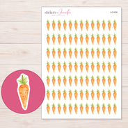 I-21439 planner sticker sheet with enlarged sticker detail