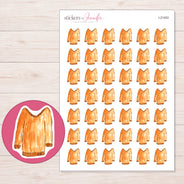 I-21453 planner sticker sheet with enlarged sticker detail