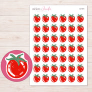 I-21461 planner sticker sheet with enlarged sticker detail