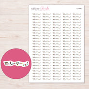 I-21466 planner sticker sheet with enlarged sticker detail