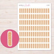 I-21482 planner sticker sheet with enlarged sticker detail