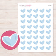 I-21491 planner sticker sheet with enlarged sticker detail