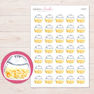 I-21514 planner sticker sheet with enlarged sticker detail