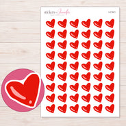 I-21521 planner sticker sheet with enlarged sticker detail