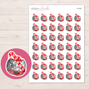 I-21565 planner sticker sheet with enlarged sticker detail