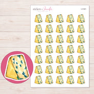 I-21581 planner sticker sheet with enlarged sticker detail