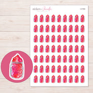 I-21582 planner sticker sheet with enlarged sticker detail