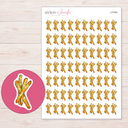 I-21584 planner sticker sheet with enlarged sticker detail
