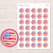 I-21586 planner sticker sheet with enlarged sticker detail