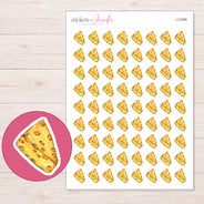 I-21599 planner sticker sheet with enlarged sticker detail