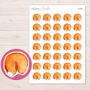 I-21602 planner sticker sheet with enlarged sticker detail