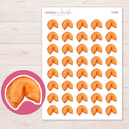I-21605 planner sticker sheet with enlarged sticker detail