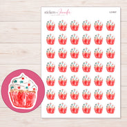 I-21607 planner sticker sheet with enlarged sticker detail