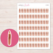 I-21609 planner sticker sheet with enlarged sticker detail