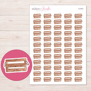 I-21631 planner sticker sheet with enlarged sticker detail