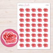 I-21634 planner sticker sheet with enlarged sticker detail