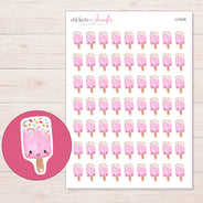 I-21638 planner sticker sheet with enlarged sticker detail