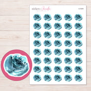 I-21649 planner sticker sheet with enlarged sticker detail