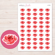 I-21652 planner sticker sheet with enlarged sticker detail