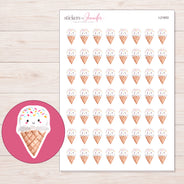 I-21653 planner sticker sheet with enlarged sticker detail