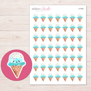 I-21659 planner sticker sheet with enlarged sticker detail