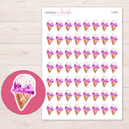 I-21671 planner sticker sheet with enlarged sticker detail