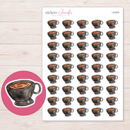 I-21675 planner sticker sheet with enlarged sticker detail