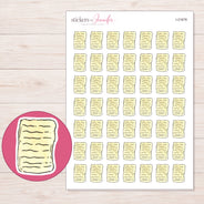 I-21678 planner sticker sheet with enlarged sticker detail