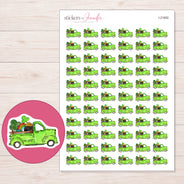 I-21682 planner sticker sheet with enlarged sticker detail