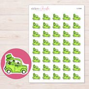 I-21688 planner sticker sheet with enlarged sticker detail