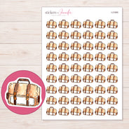I-21690 planner sticker sheet with enlarged sticker detail