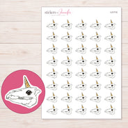 I-21715 planner sticker sheet with enlarged sticker detail