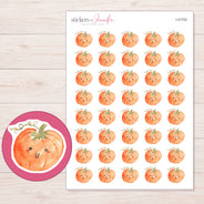 I-21722 planner sticker sheet with enlarged sticker detail