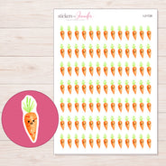 I-21728 planner sticker sheet with enlarged sticker detail