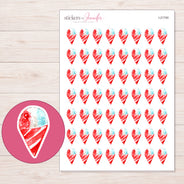 I-21740 planner sticker sheet with enlarged sticker detail