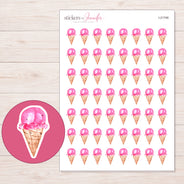 I-21746 planner sticker sheet with enlarged sticker detail