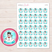 I-21754 planner sticker sheet with enlarged sticker detail
