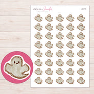 I-21775 planner sticker sheet with enlarged sticker detail