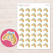 I-21789 planner sticker sheet with enlarged sticker detail