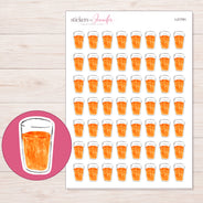 I-21791 planner sticker sheet with enlarged sticker detail