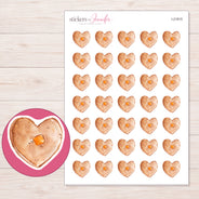 I-21815 planner sticker sheet with enlarged sticker detail