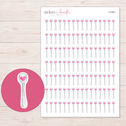 I-21821 planner sticker sheet with enlarged sticker detail