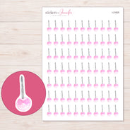 I-21825 planner sticker sheet with enlarged sticker detail