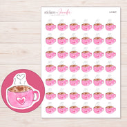 I-21827 planner sticker sheet with enlarged sticker detail