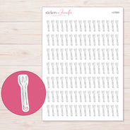 I-21830 planner sticker sheet with enlarged sticker detail
