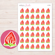 I-21836 planner sticker sheet with enlarged sticker detail