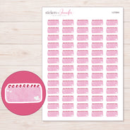 I-21844 planner sticker sheet with enlarged sticker detail