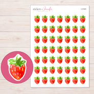 I-21845 planner sticker sheet with enlarged sticker detail
