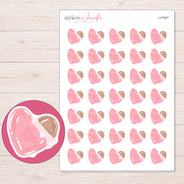 I-21847 planner sticker sheet with enlarged sticker detail