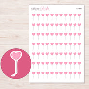 I-21868 planner sticker sheet with enlarged sticker detail